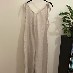 Elizabeth Suzann Linen Isadora Tie Jumpsuit